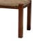 Baxton Studio Hermes MidCentury Modern Transitional Natural Seagrass and Mahogany Wood Bench 217-12731-ZORO - alternate 5